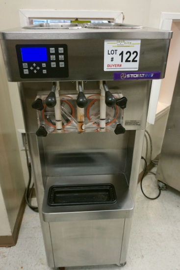 Stoeling Model F231-1812-0L2  Refrigerated Commercial Stainless Steel Frozen Yogurt Dispenser