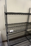 4-Tier Coated Metal Shelf Unit.