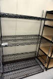 4-Tier Coated Metal Shelf Unit.