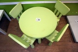 Children's Table with (4) Chairs.