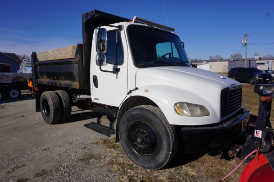 2007 Freightliner Model M-2 Business Class Single Axle Dump Truck, VIN #1FVACWDD97HV82465, Caterpill