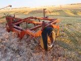 9' 3-Point Chisel Plow with Gauge Wheels.