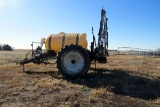 B&B Pull Type Sprayer, 1000 Gallon Poly Tank, PTO Driven Pump, 60’ Booms, 30