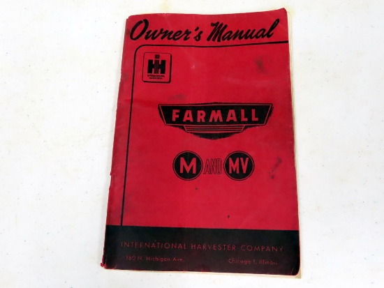 Owners Manual for a Farmall M and MV