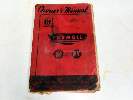 Owners Manual for a Farmall M and MV