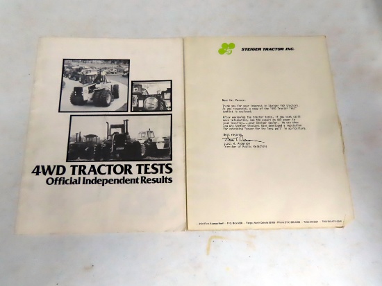 4-Wheel Drive Tractor Test w/ Letter