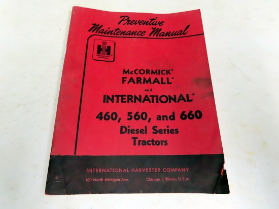 Preventative Maintenance Manual for McCormick-Farmall and International 460