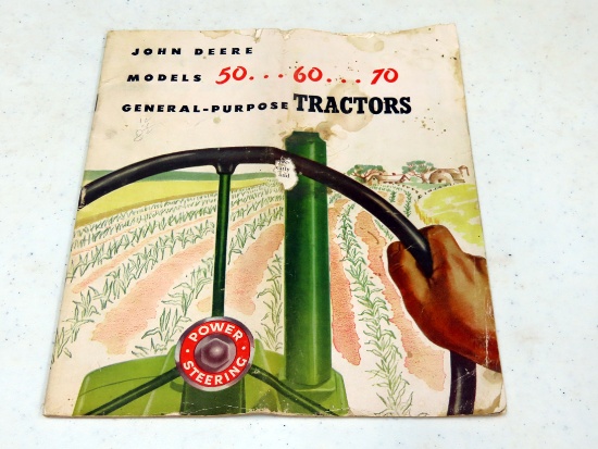 Promotional Manual for a John Deere 50, 60, 70 General Purpose Tractors