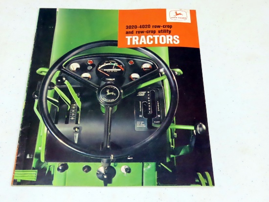 Promotional Manual for John Deere 3020 and 4020 Row-Crop Utility Tractors