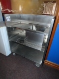 Stainless Steel Watiress Stand on Rollers.