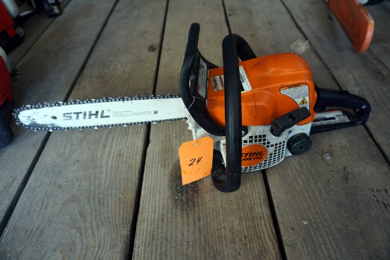 Stihl Model MS170 Gas Chain Saw (Serviced & in Running Condition)-Tag #24