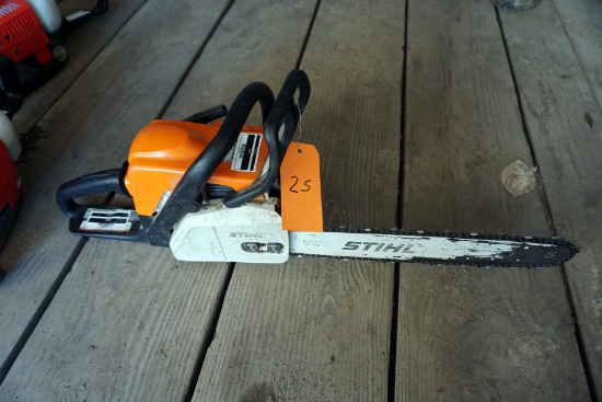 Stihl Model MS170 Gas Chain Saw (Serviced & in Running Condition)-Tag #25