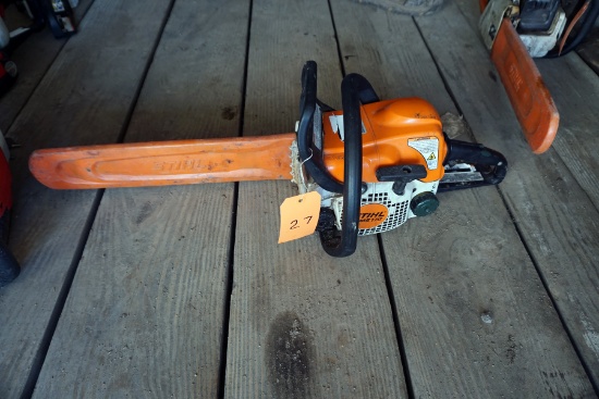 Stihl Model MS170 Gas Chain Saw (Serviced & in Running Condition)-Tag #27