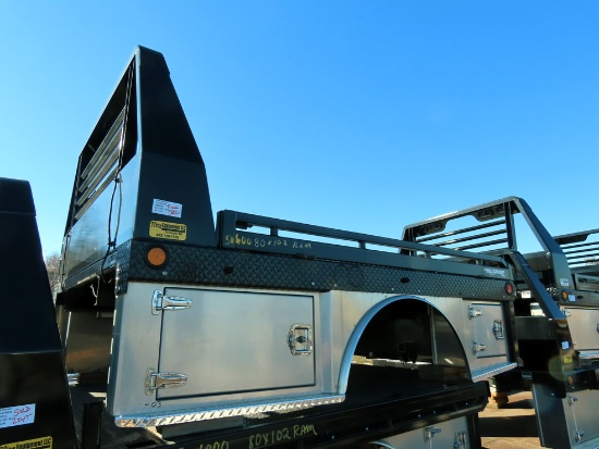 Hillsboro 1000 Series Hybrid Truck Bed, Steel Bed with Lower Aluminum Tool Boxes, 80" x 102" (fo