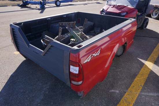 2000 Ford F-250 Short Pickup Box, Red (This is a Pickup Box ONLY, not a full Pickup).