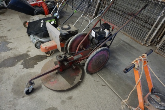 Original Champion Rotary Lawn Mower/Weed Eater, SN# 24-1024, Manufactured 1959, Newer Briggs & Strat