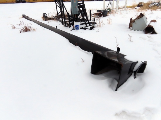 36' Auger, 14" Diameter with Hopper Coyote Pup 1-Axle Trailer, Heavy Duty Square D Power Switch
