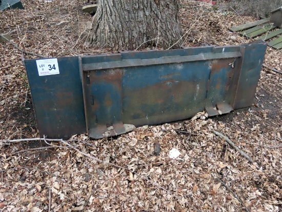 66" Smooth Skidloader Bucket