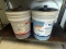 5-Gallon Buckets of Fusion Temp Rinse, Partial 5-Gallon Bucket of Temp DET.