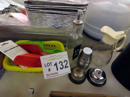 Measuring Scoops, Stainless Steel Counter Bells, Condiment Cups, Oil & Vine