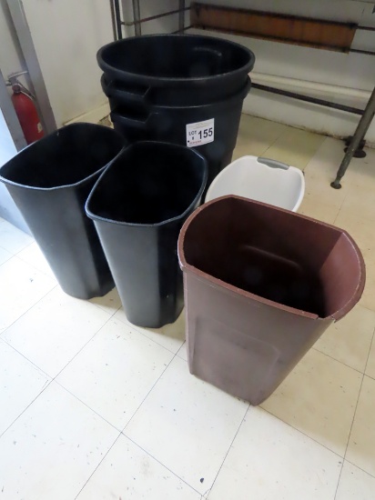 (2) Large & (4) Medium Trash Cans.