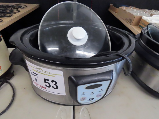 Electric Crock Pot with Digital Temp Gauge.