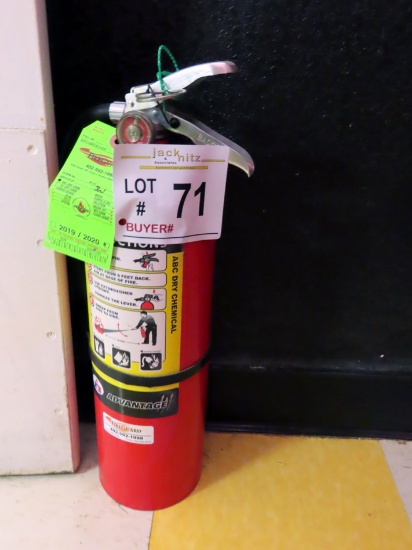 Advantage Fire Extinguisher.