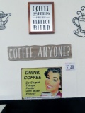 Coffee and Friends make the Perfect Blend Sign, Coffee, Anyone? Sign, Drink