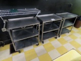 (3) Metal Rolling Carts (3x$).