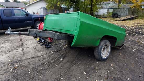 Single Axle Pickup Box Trailer