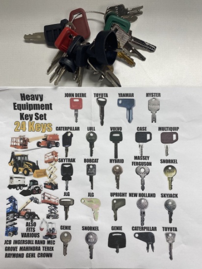 Heavy Equipment Master Key Set