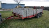 1995 Eagle Tandem Axle Flatbed Trailer