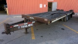 1995 Trail King TK18-2400 Tandem Dual Axle Flatbed Tag Equipment Trailer