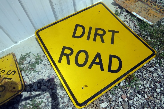 Dirt Road Sign