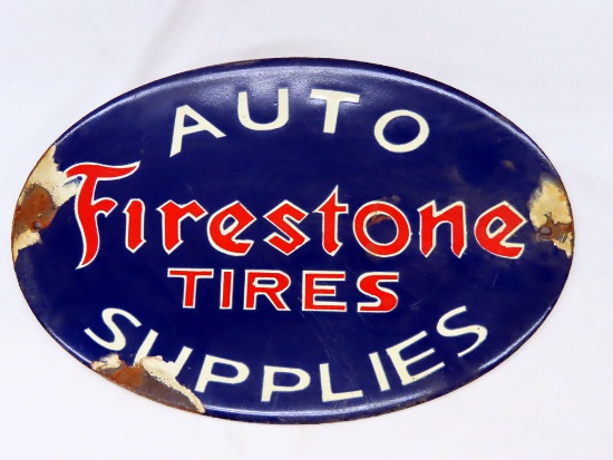 Firestone Porcelain/Enamel Sign