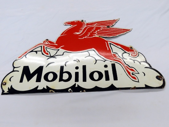 Mobiloil Porcelain/Enamel Sign