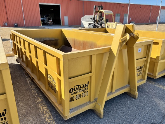 Steel Roll-Off Trash Container