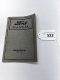 1922 Ford Manual