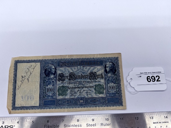 German Reichs Banknote