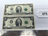 1995 Two Dollar Bills