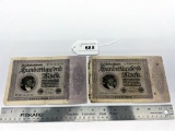 German Reichs Banknote