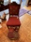 Antique Jacobean Wood Carved Chair & Stool