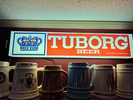 Tuborg Lighted Beer Sign