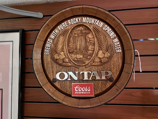 Coors Round Sign