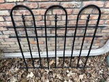 Wrought Iron Fence Yard Decor