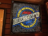 Henry Weinhards Lighted Sign