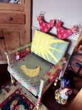 Painted Chicken Chair