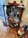 Antique Art Noveau Wine & Bar Shelf