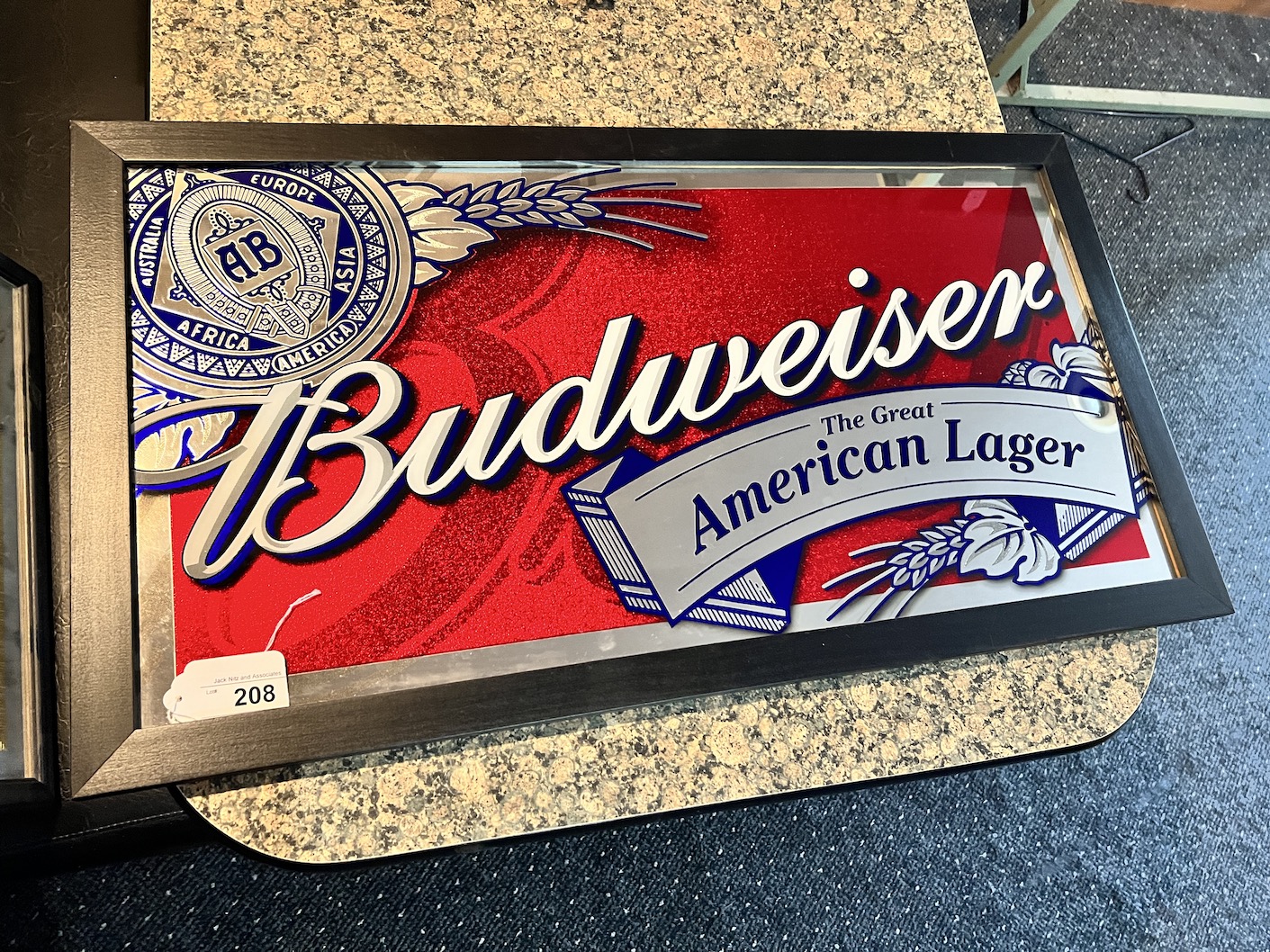 Budweiser ミラー Budweiser Deer Beer Advertising Mirror