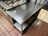 4' Stainless Steel Prep Table